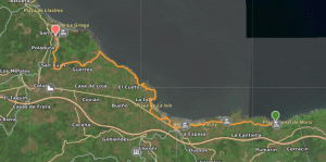 Ruta arenal de Moría- la griega